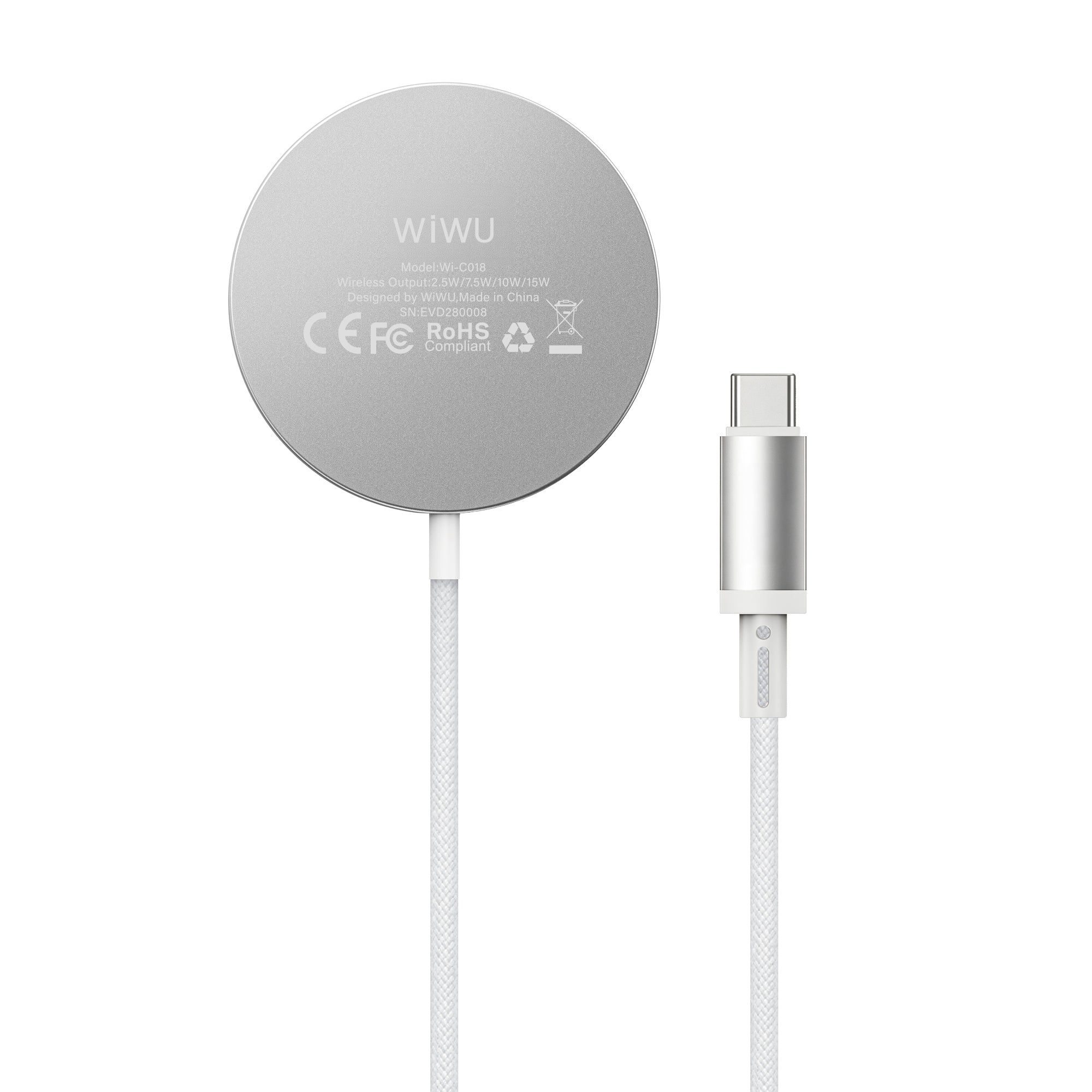 WiWU 15W Magnetic Wireless Charger Wi-C108