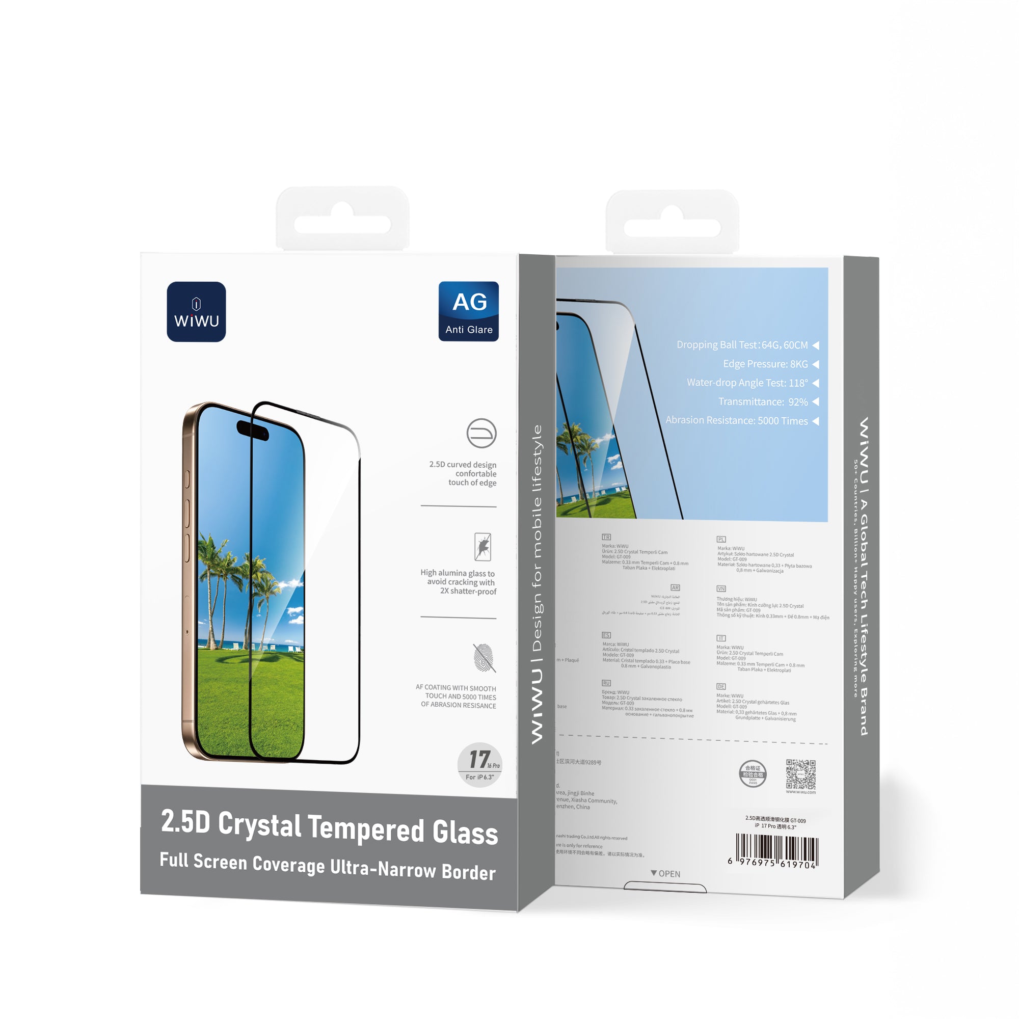 WiWU Super Clear Tempered Glass for iP17 Series GT-009