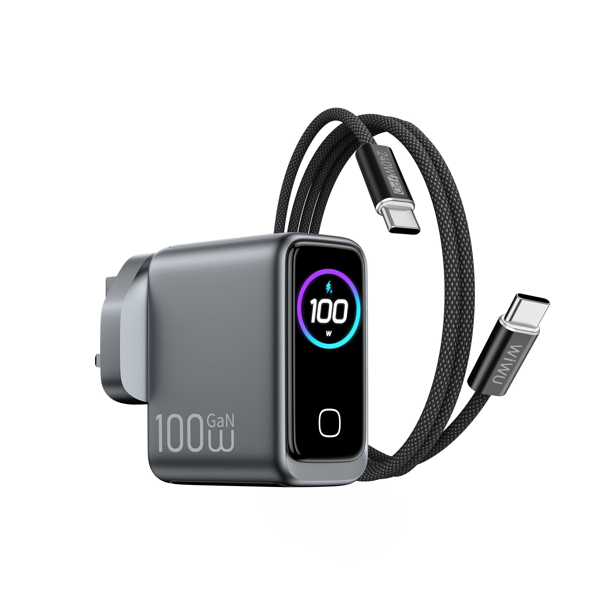 WiWU Voyager 100W PD/QC GaN Charger Combo CHG300