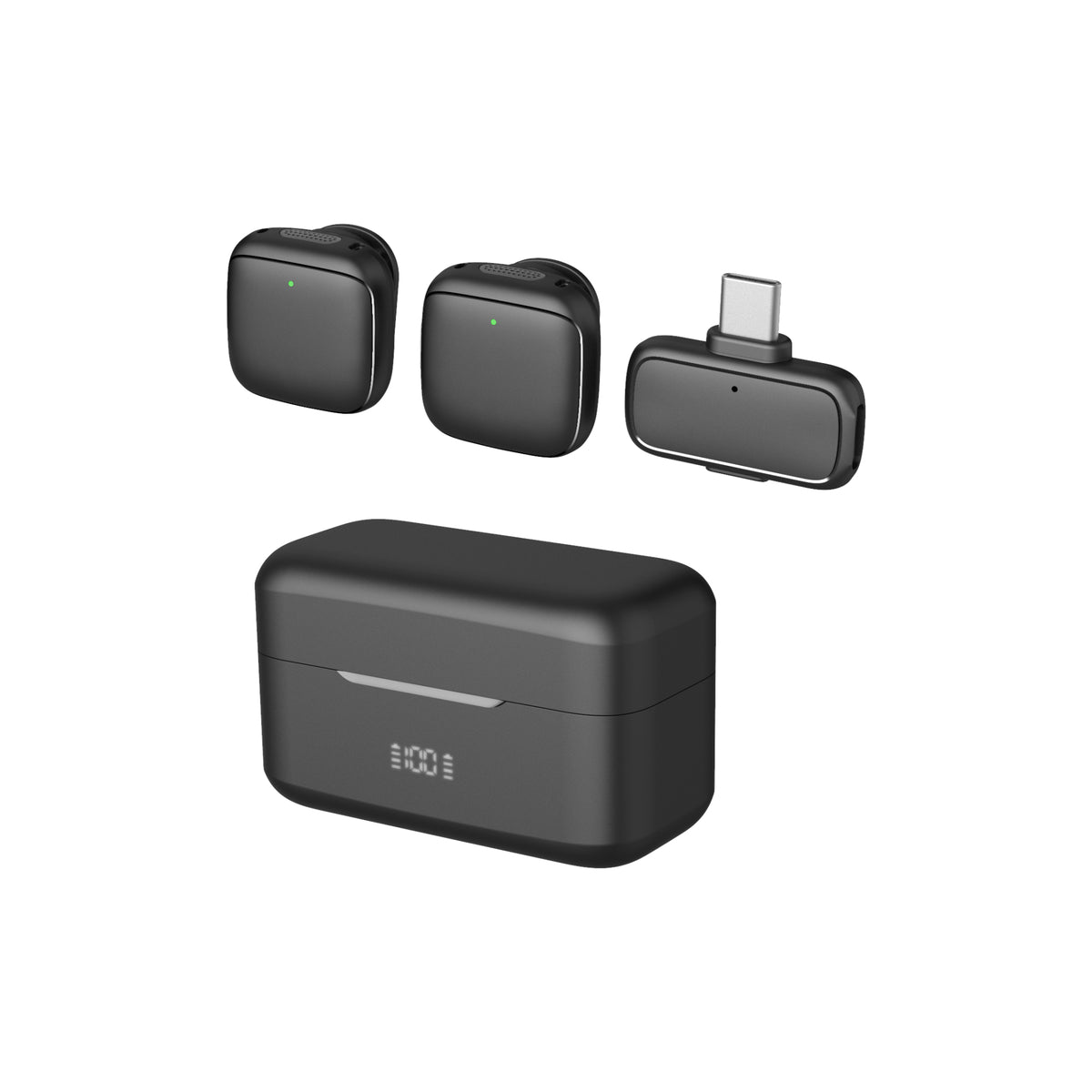 WiWU Wi-WM009 AI Noise-Canceling Wireless Lavalier Microphone
