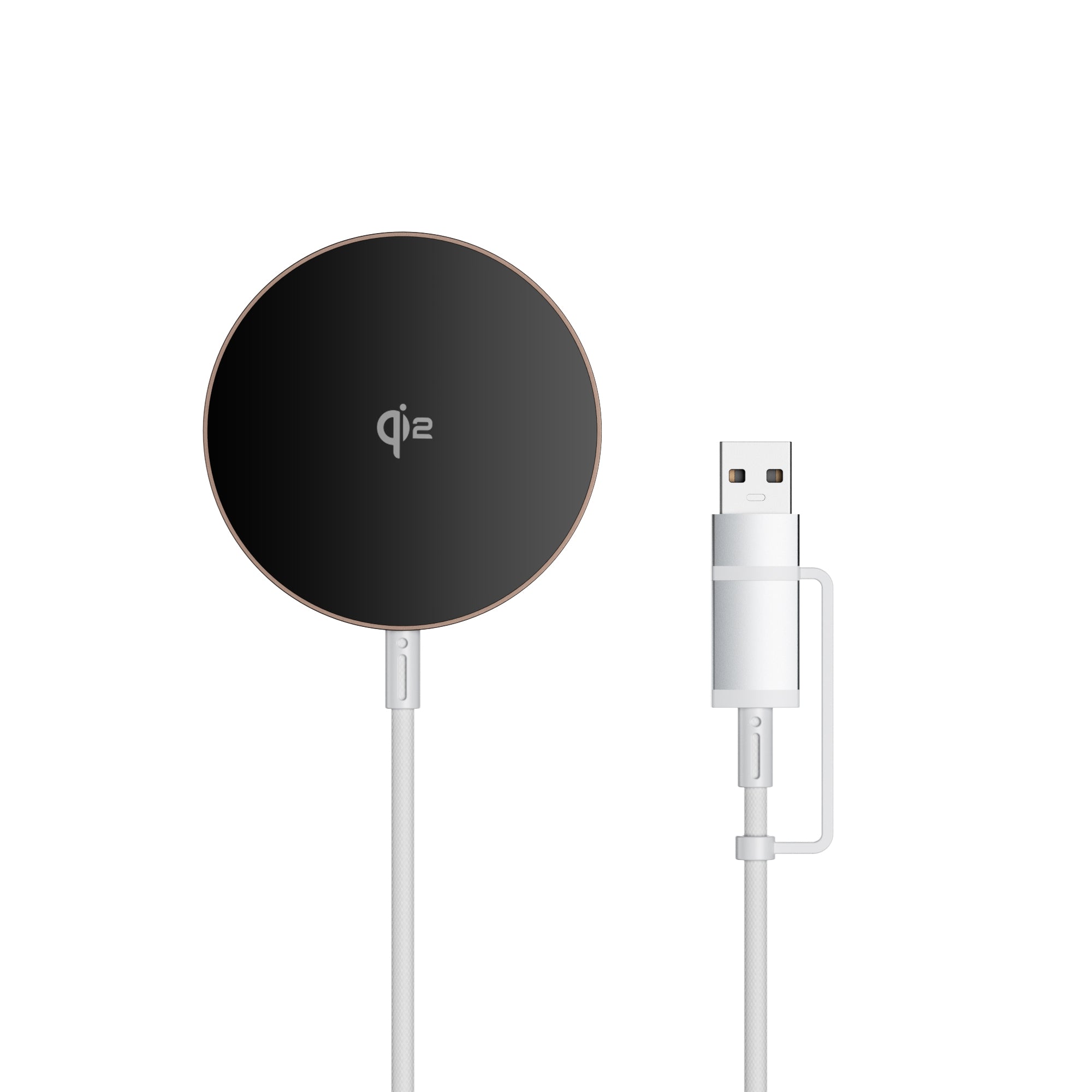 WiWU Qi2.0 Wireless Charger Wi-W029 Aluminum alloy magnetic 15W wireless charger for mobile phone