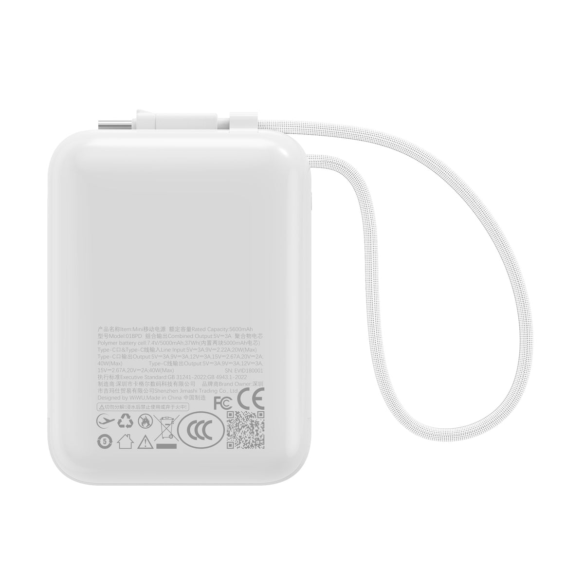 WiWU 01BPD 40W Mini Power Bank