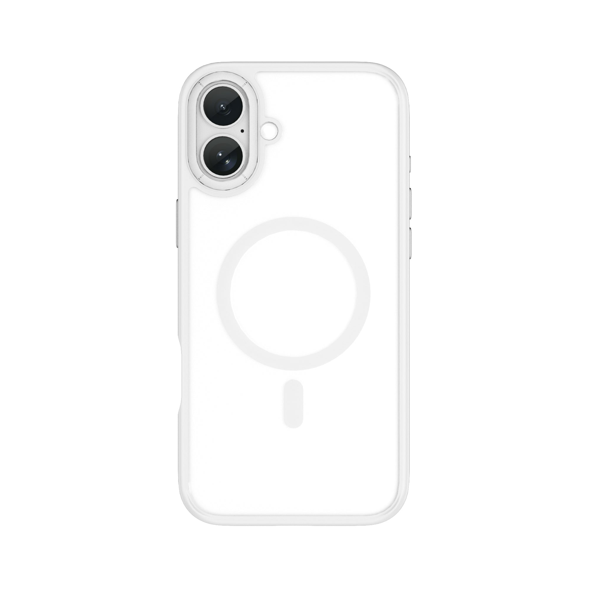 WiWU FGG-012 Armor Magnetic Case Soft Touch with Metal Buttons and Camera Ring for IP17 Series