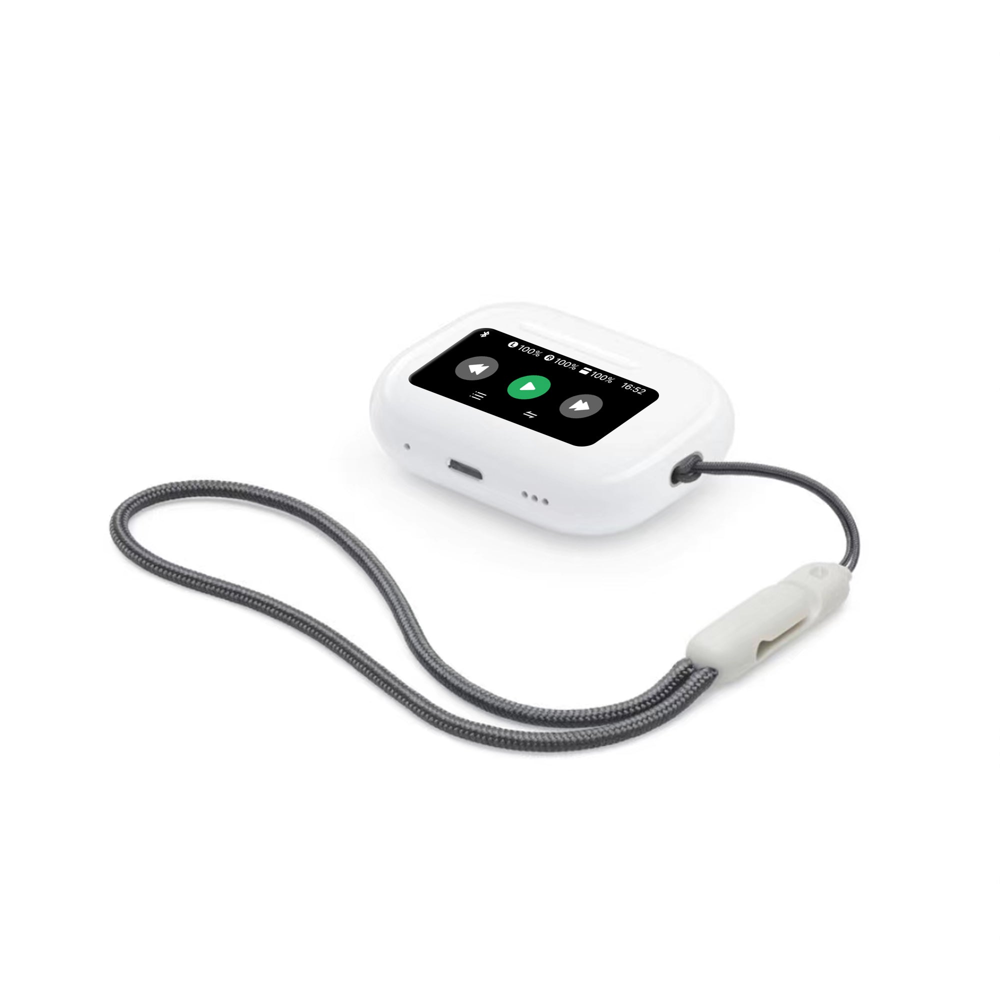 WiWU T22 Wireless Earbuds with Display Bluetooth 6.0 -23dB Noise Reduction 4H Music Ear Detection