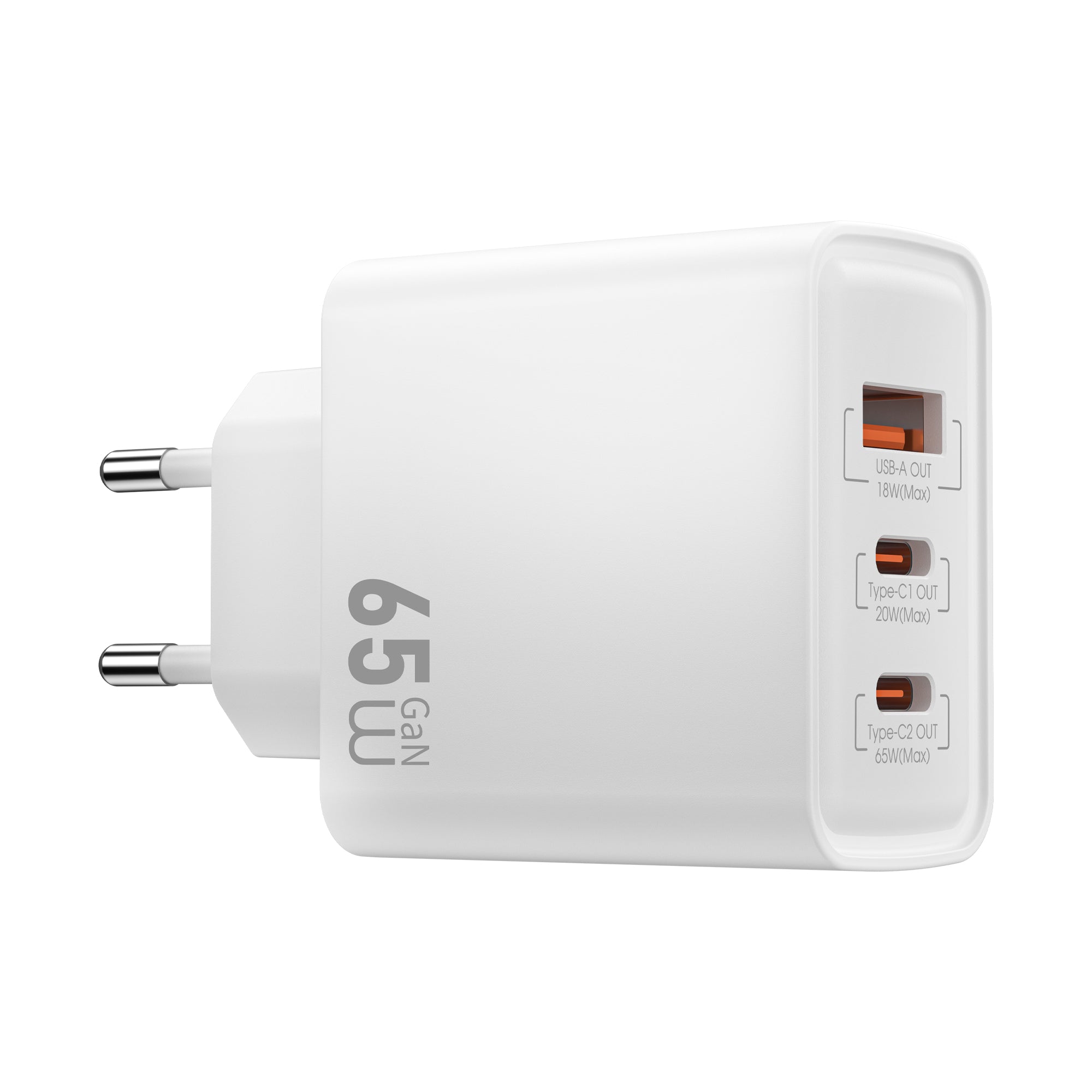 WiWU 65W Essen GaN Fast Charger for Laptop CN UK EU Plug Wi-G005