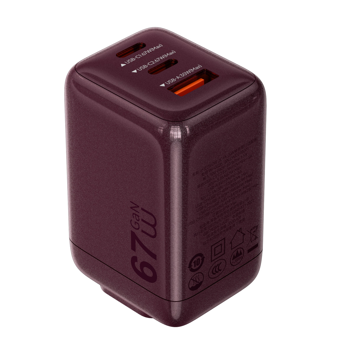 WiWU Wi-G026 67W GaN Travel Charger