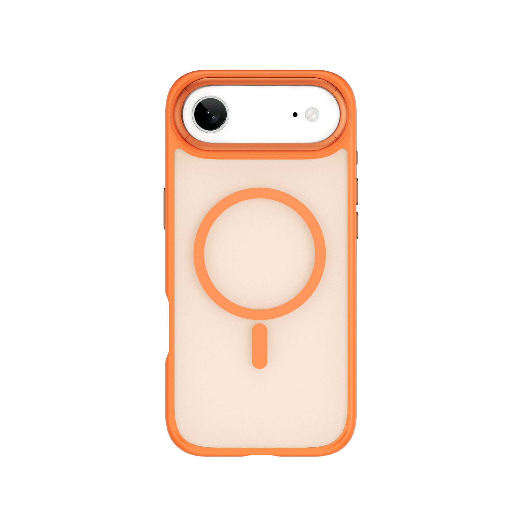 WiWU FGG-012 Armor Magnetic Case Soft Touch with Metal Buttons and Camera Ring for IP17 Series