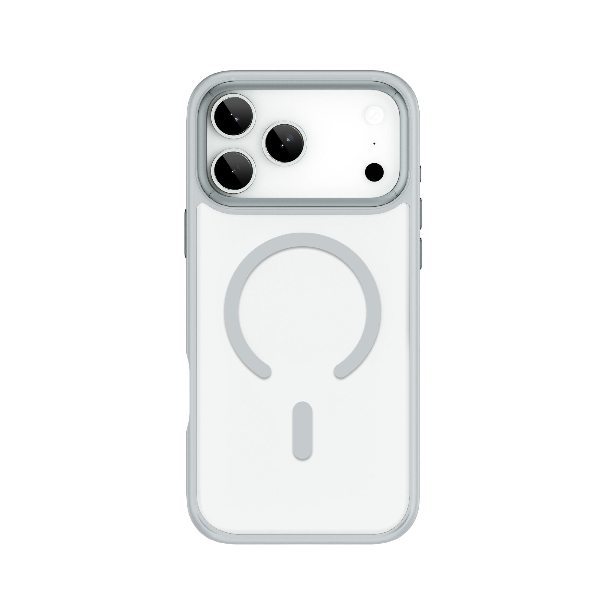 WiWU FGG-012 Armor Magnetic Case Soft Touch with Metal Buttons and Camera Ring for IP17 Series