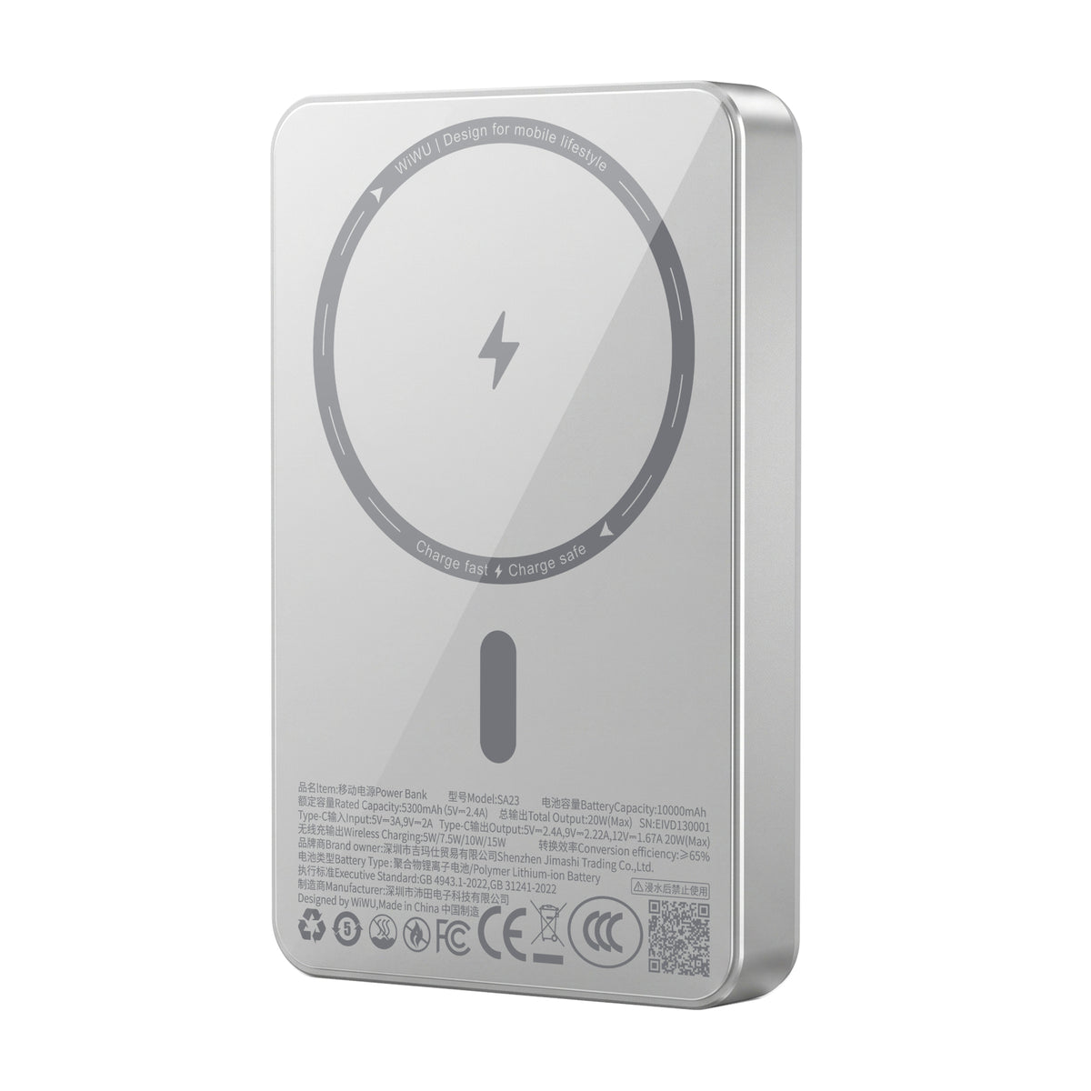 WiWU SA23 Mag Kada 10000mAh Magnetic Power Bank