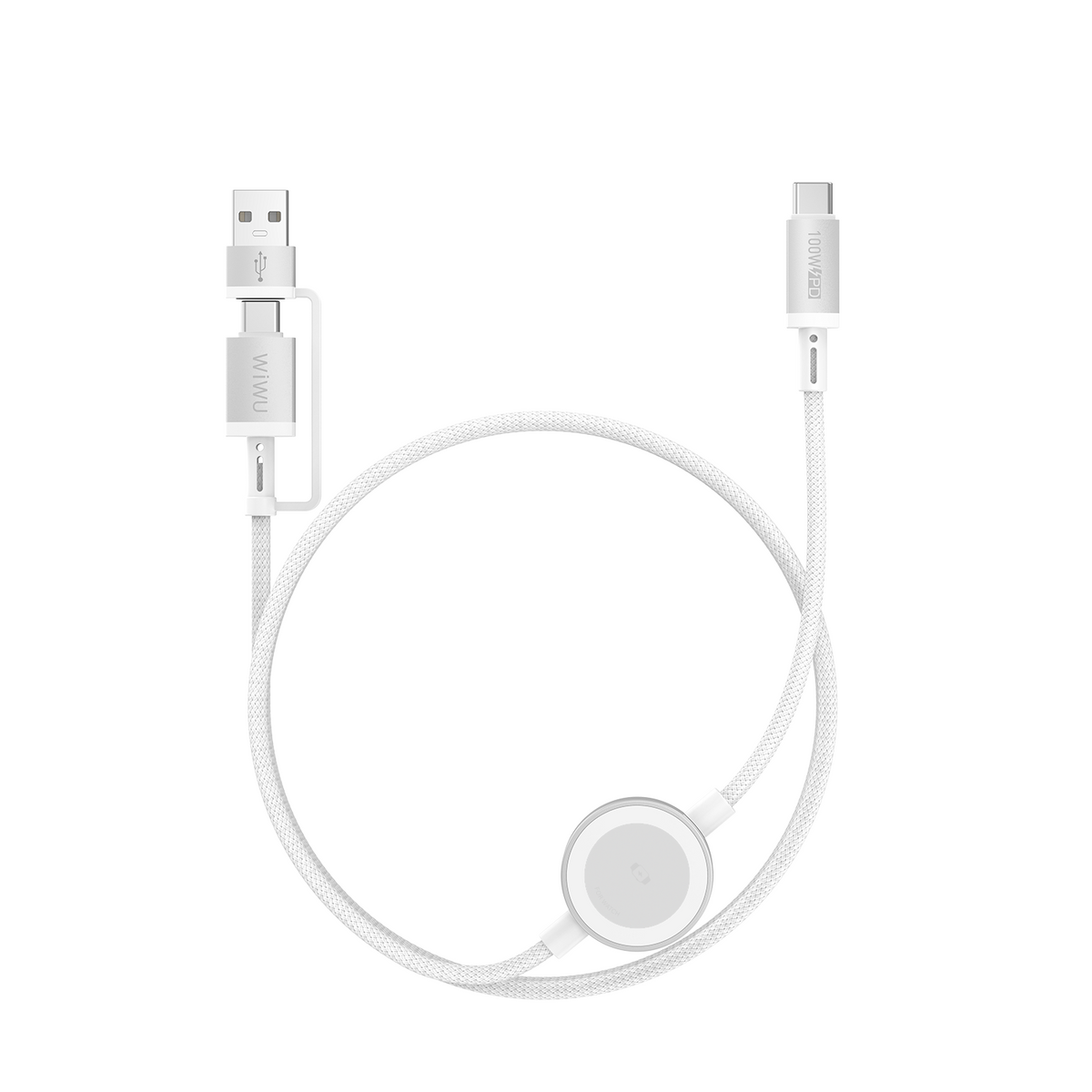 WiWU TitanLink 2-in-1 Apple Watch Charging Cable | Wi-C104 / Wi-C105