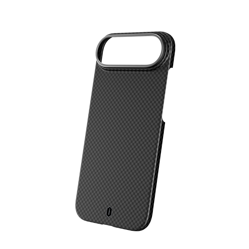 WiWU DCC-208 ARAMID ARMOR Magnetic Case 600D Aramid Fiber Slim Protective Kickstand Cover Anti-Fingerprint for IP17 Series Black Gold Red