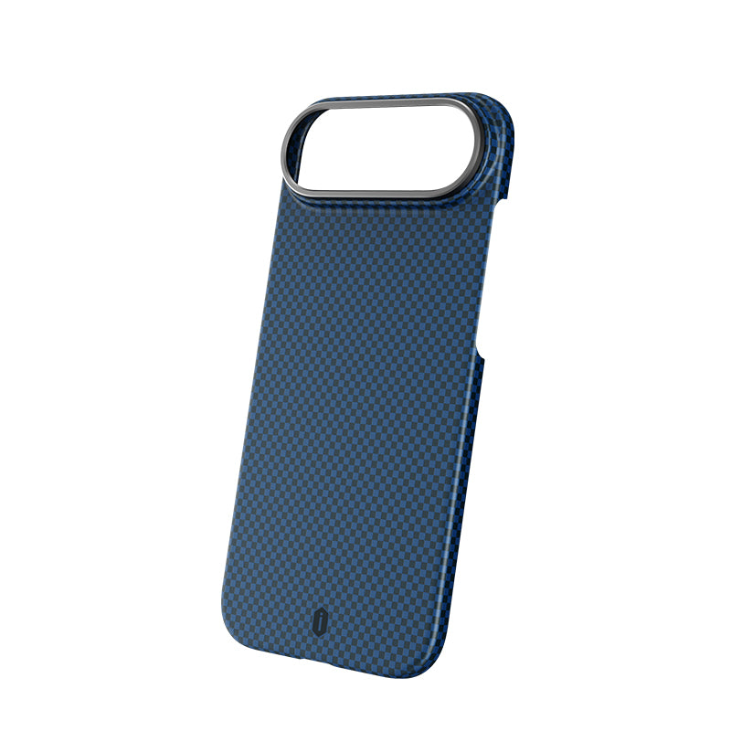 WiWU DCC-208 ARAMID ARMOR Magnetic Case 600D Aramid Fiber Slim Protective Kickstand Cover Anti-Fingerprint for IP17 Series Black Gold Red