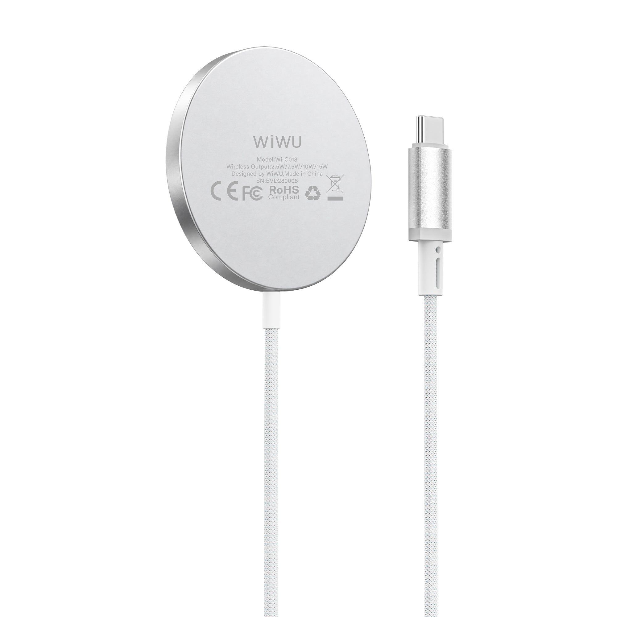 WiWU 15W Magnetic Wireless Charger Wi-C108