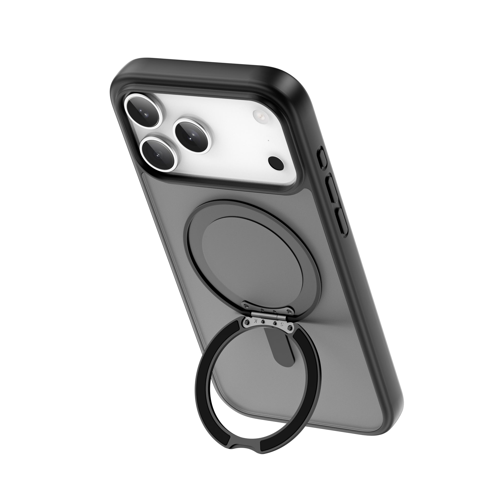 WiWU FGG-202 Soft Touch Magnetic Case with Kickstand Shockproof Skin Feel for IP17 Series