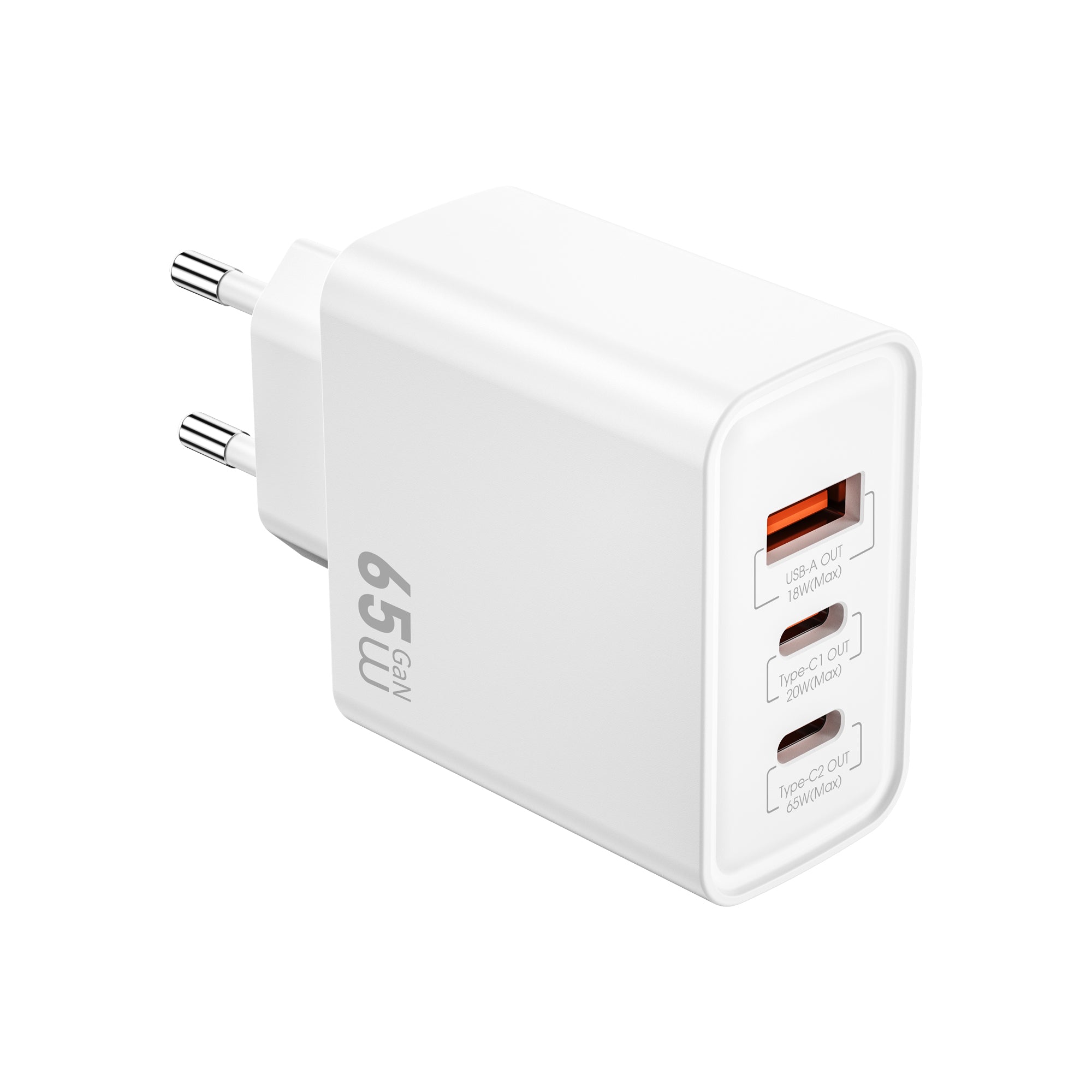 WiWU 65W Essen GaN Fast Charger for Laptop CN UK EU Plug Wi-G005
