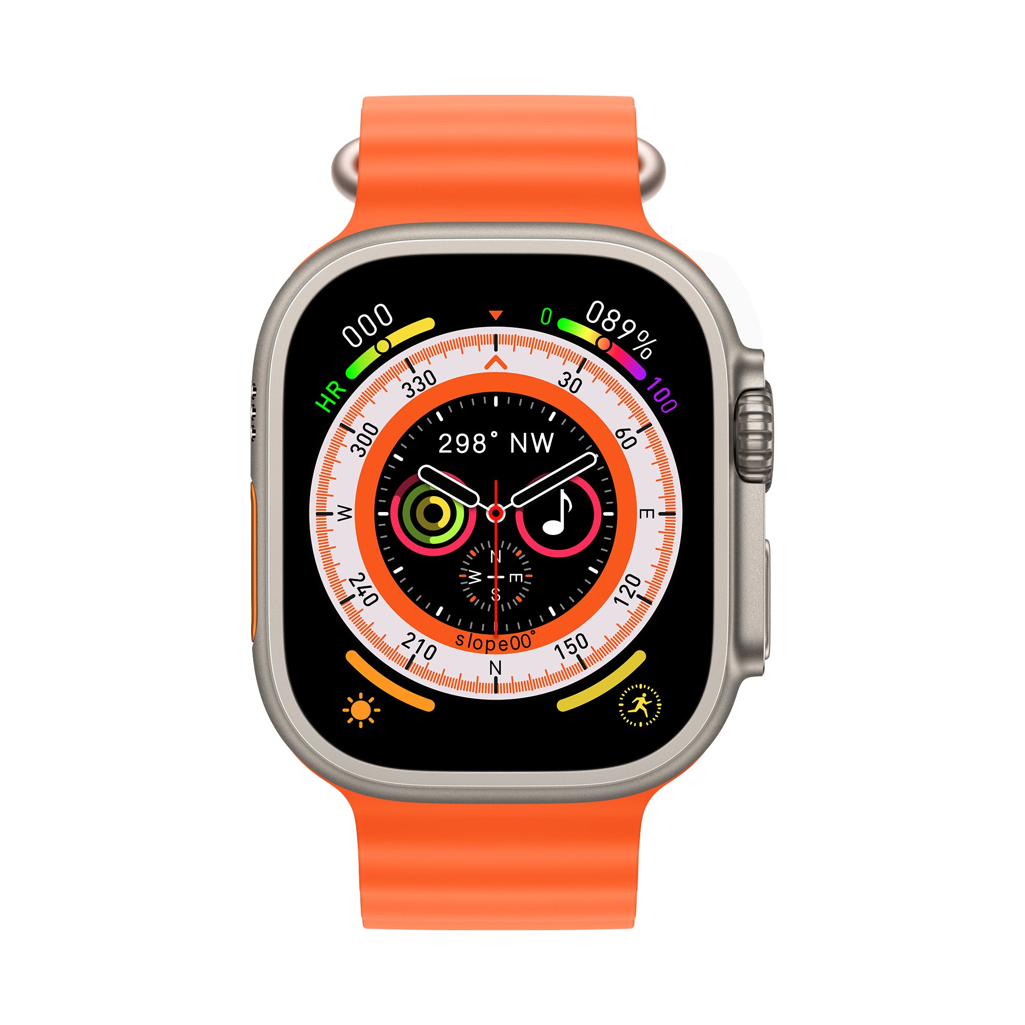 WIWU Smart Watch SW01 Ultra Lite IPS Full screen Touch Smartwatch for men/women with Fitness tracker