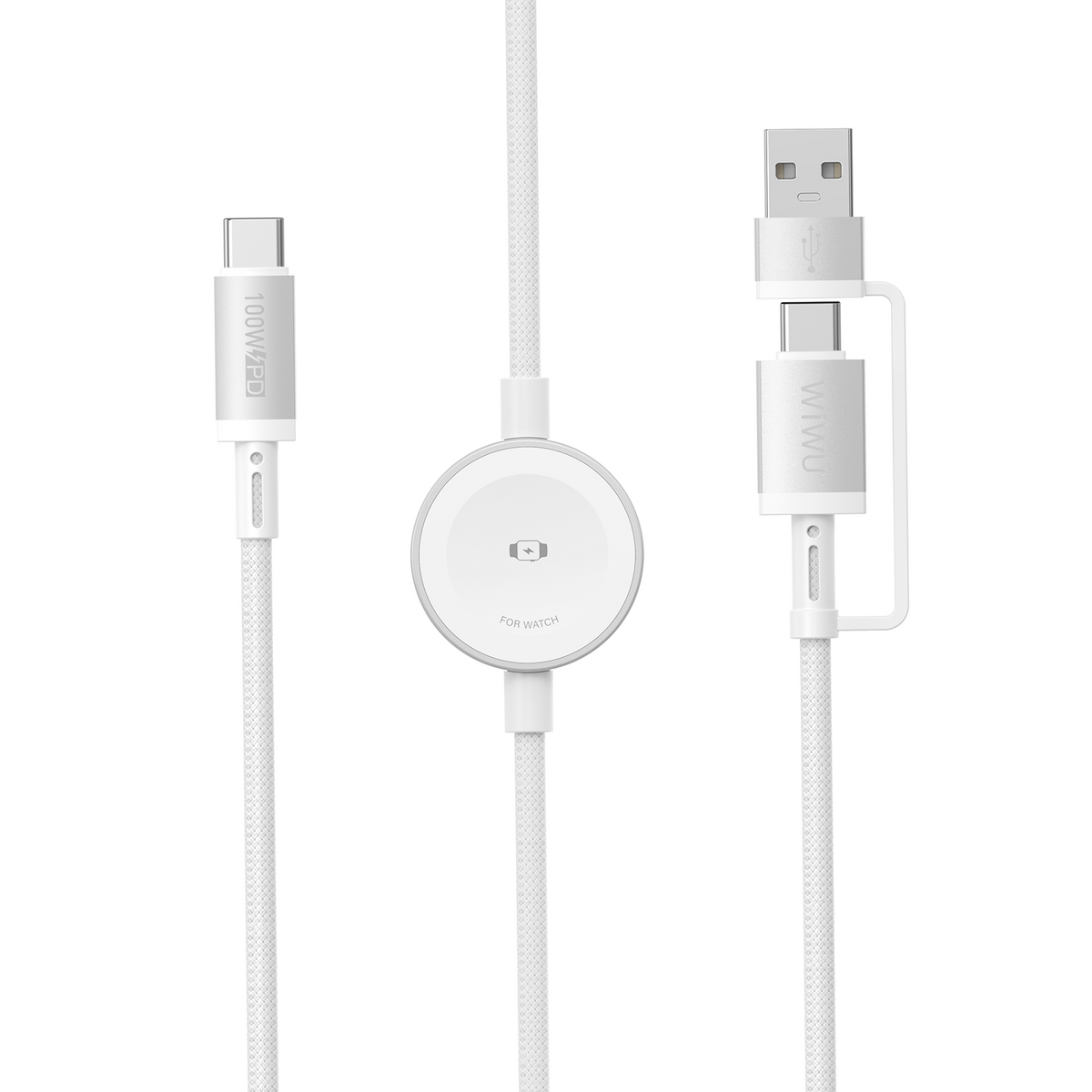 WiWU TitanLink 2-in-1 Apple Watch Charging Cable | Wi-C104 / Wi-C105