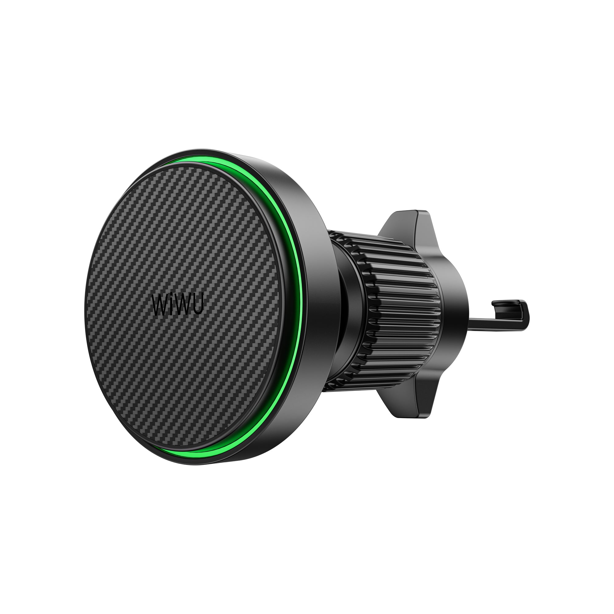 WiWU CH-325 15W Qi2.0 Magnetic Car Wireless Charger 360° Rotating Air‑Vent Mount Fast Charging