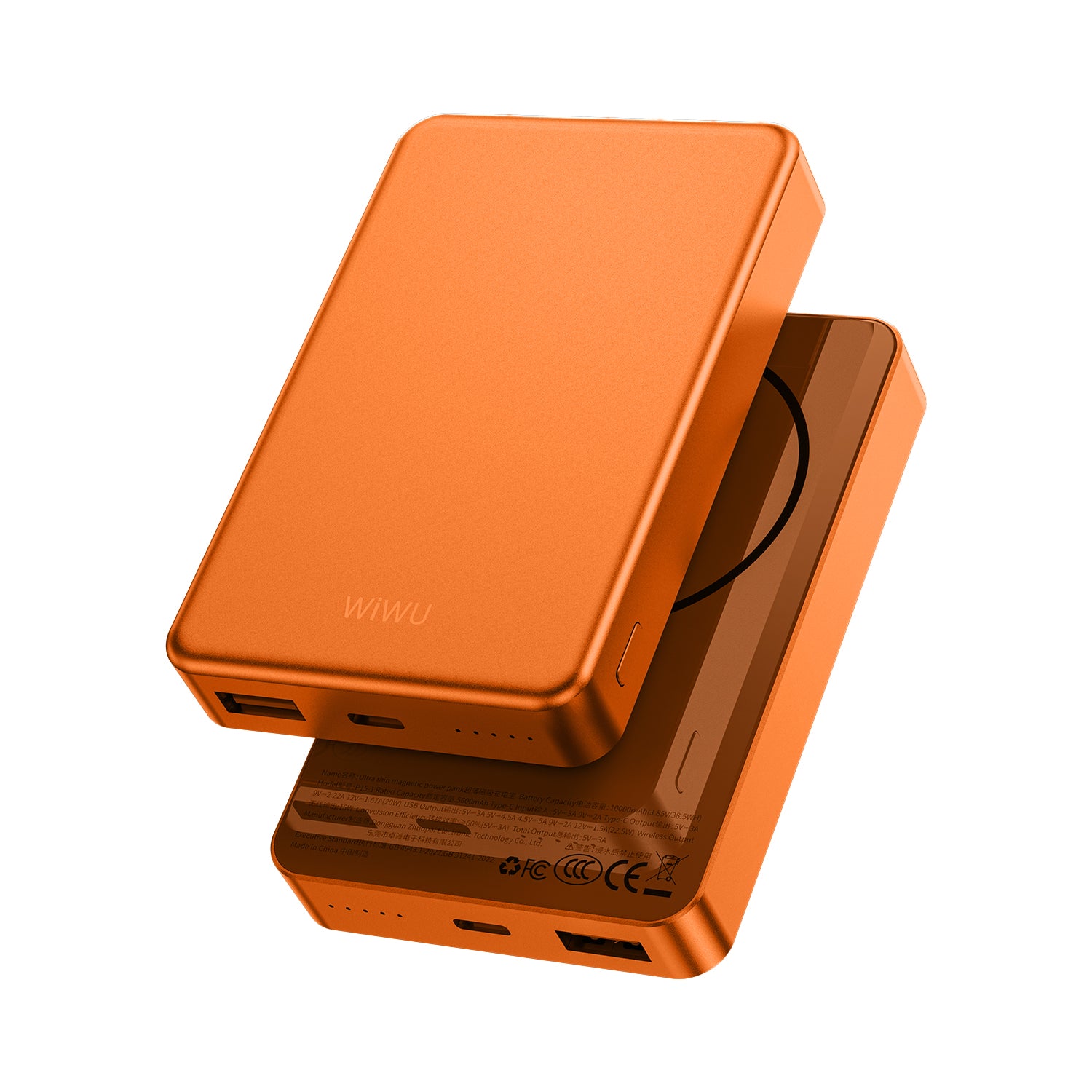 WiWU Ultra Thin Magnetic Power Bank P15-1 10000mAh