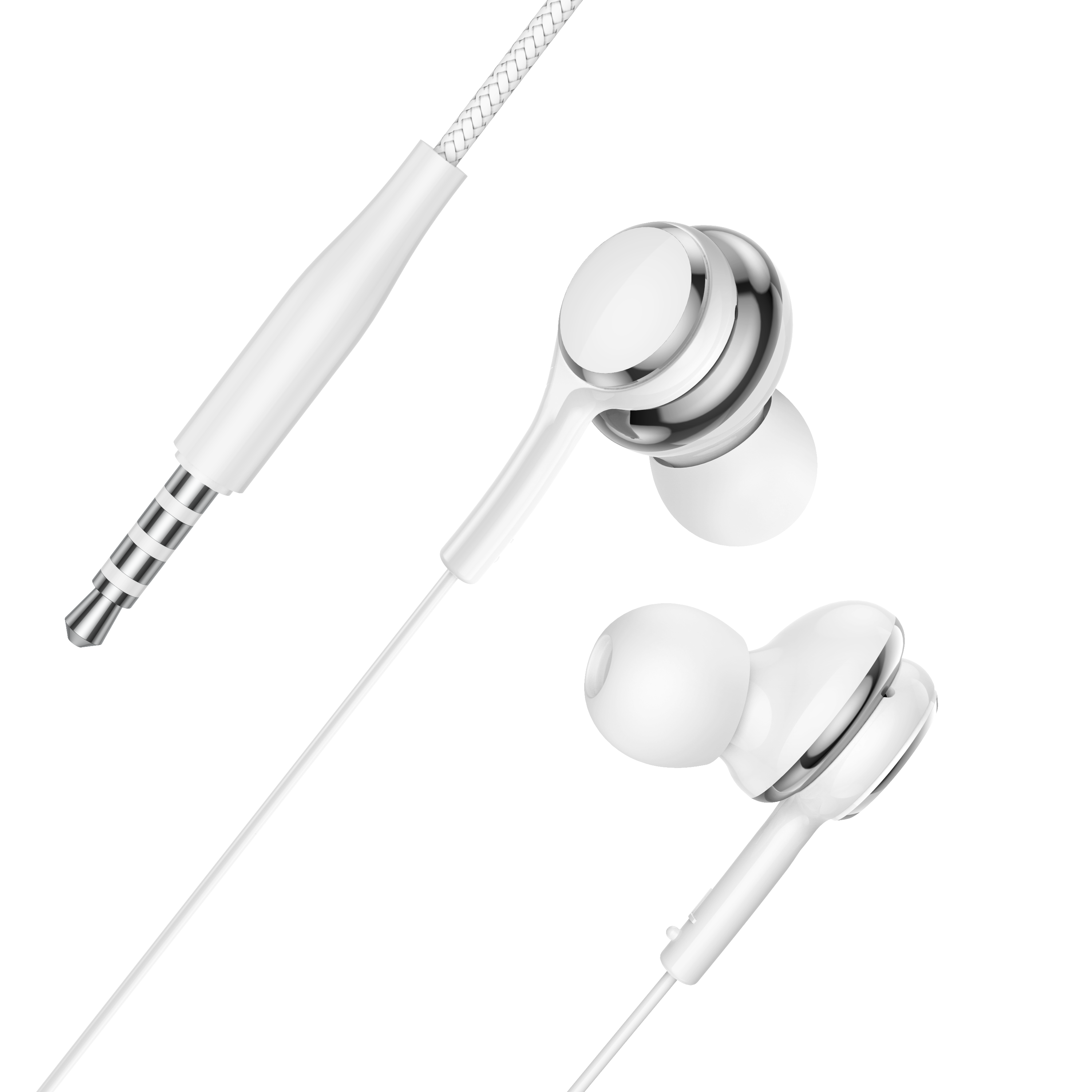 WiWU 3.5mm Audio Jack EB310 Stereo Earbuds Widely compatible 3.5mm Earphone with Microphone