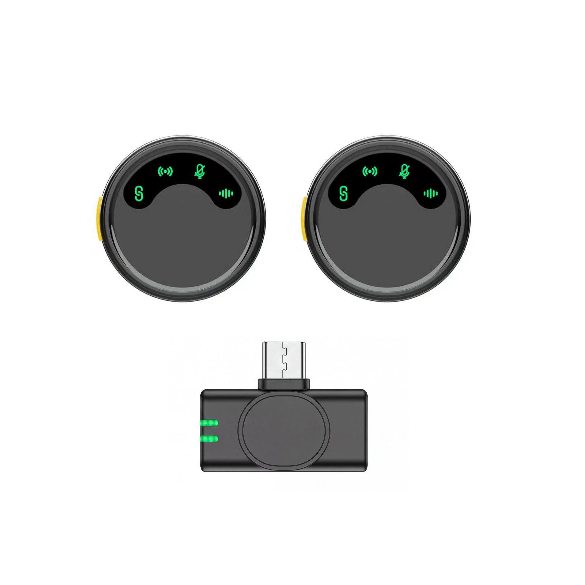 WiWU Wi-WM010 AI Noise-Canceling Magnetic Clip-on Wireless Microphone