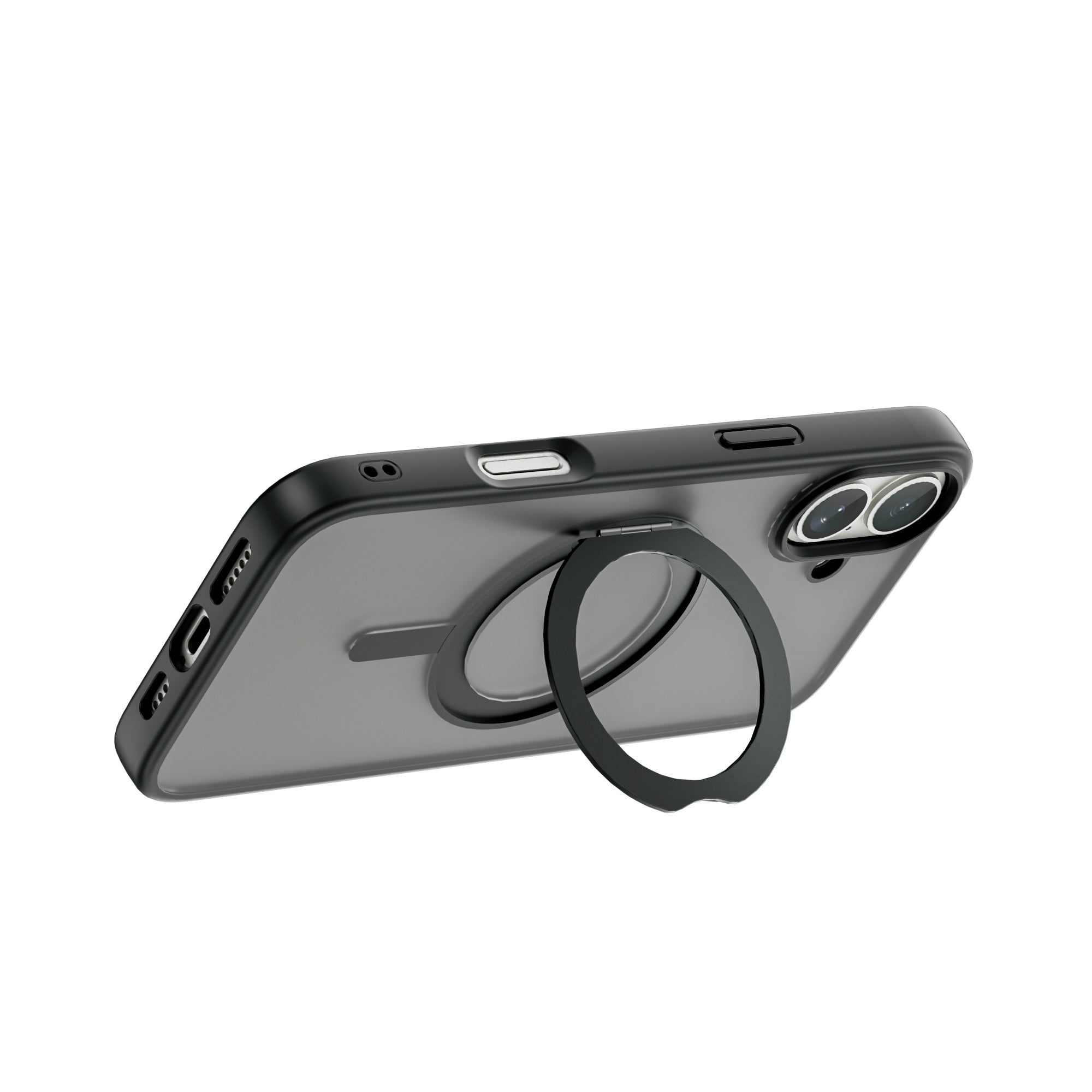 WiWU FGG-202 Soft Touch Magnetic Case with Kickstand Shockproof Skin Feel for IP17 Series