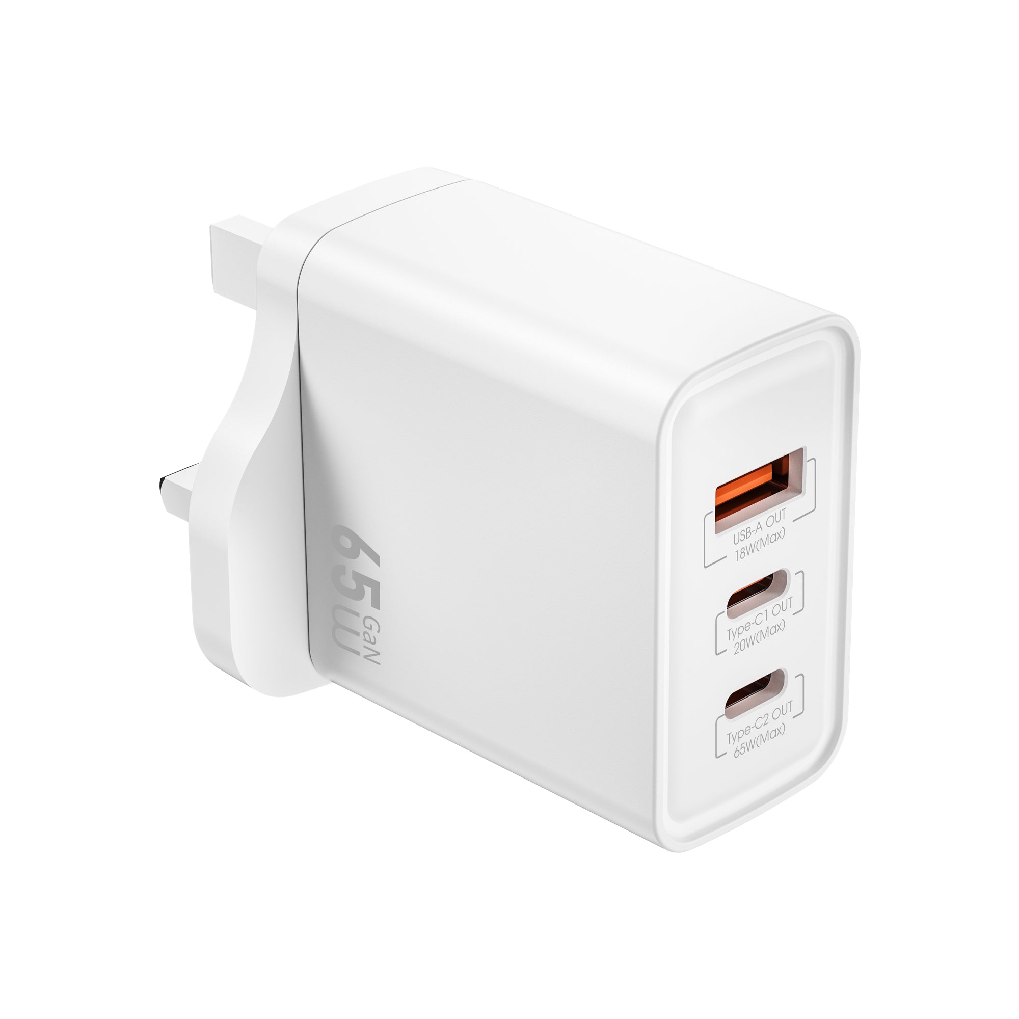 WiWU 65W Essen GaN Fast Charger for Laptop CN UK EU Plug Wi-G005