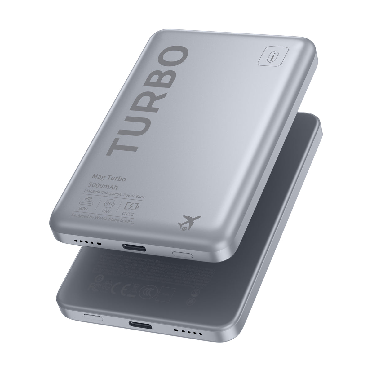 WiWU M7S-U 5000mAh 22.5W Magnetic Wireless Power Bank