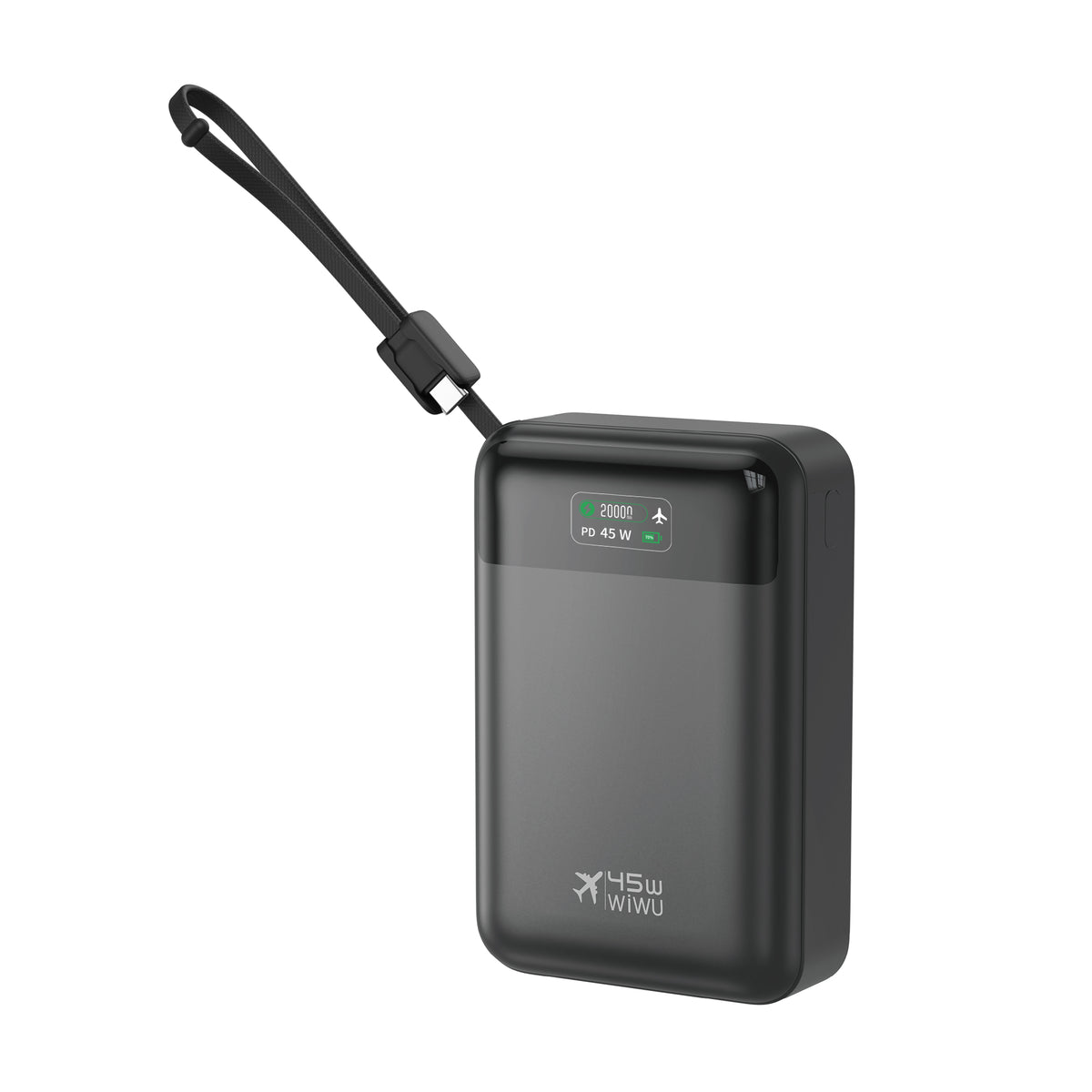 WiWU Wi-P002 20000mAh 45W Fast Charging Power Bank with LED Display