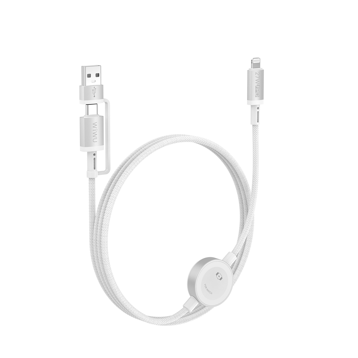 WiWU TitanLink 2-in-1 Apple Watch Charging Cable | Wi-C104 / Wi-C105