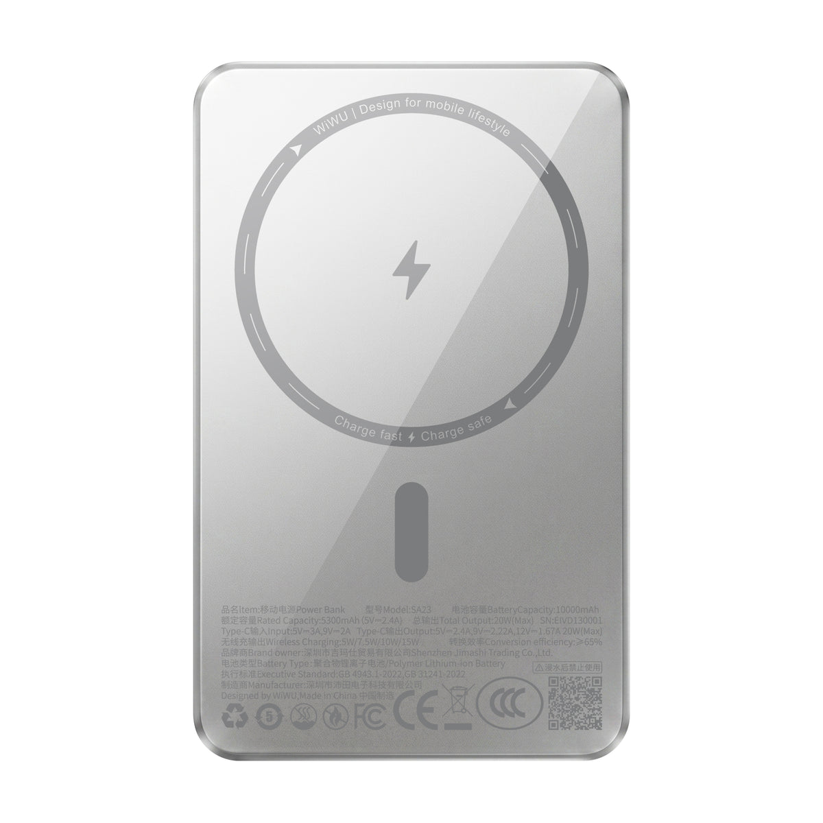 WiWU SA23 Mag Kada 10000mAh Magnetic Power Bank