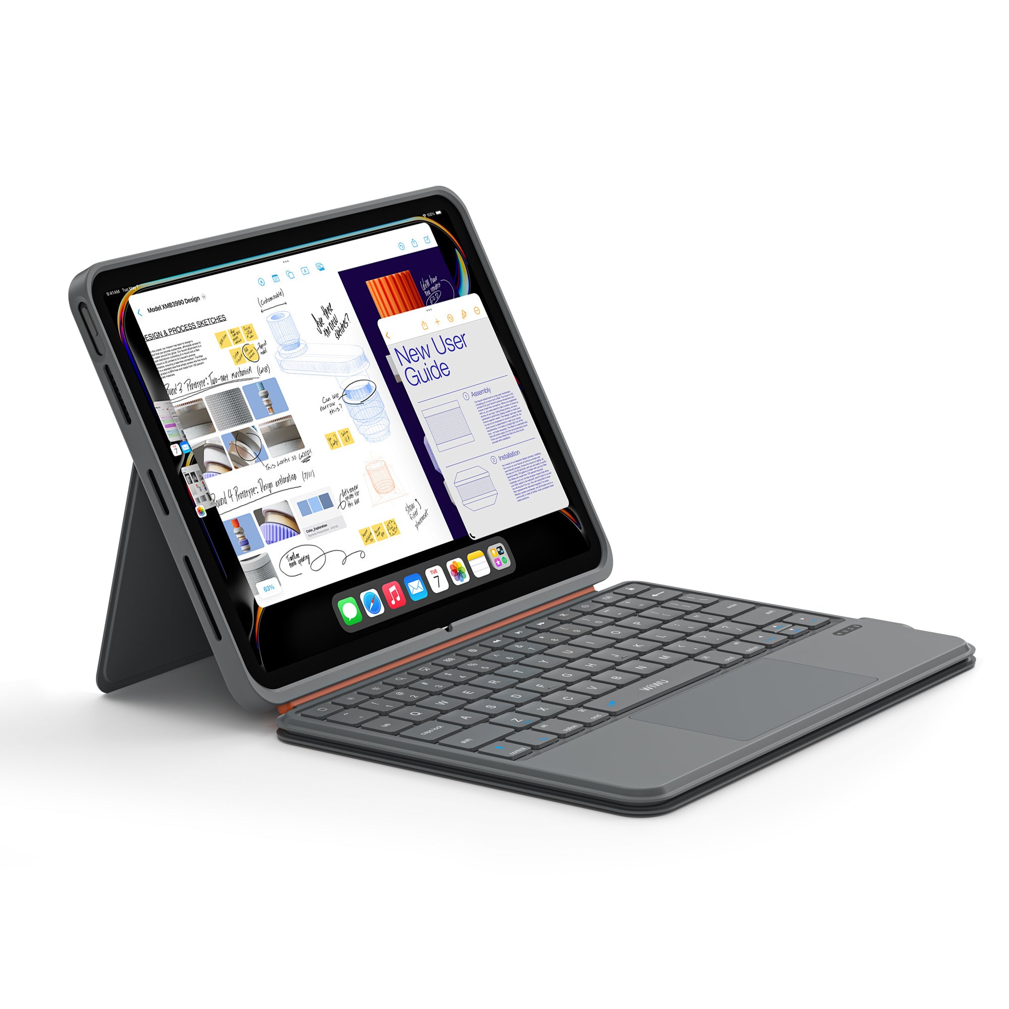 WiWU 3 in 1 Mag Magnetic Keyboard for iPad Wireless Full Cover Tablet Keyboard case MK-005
