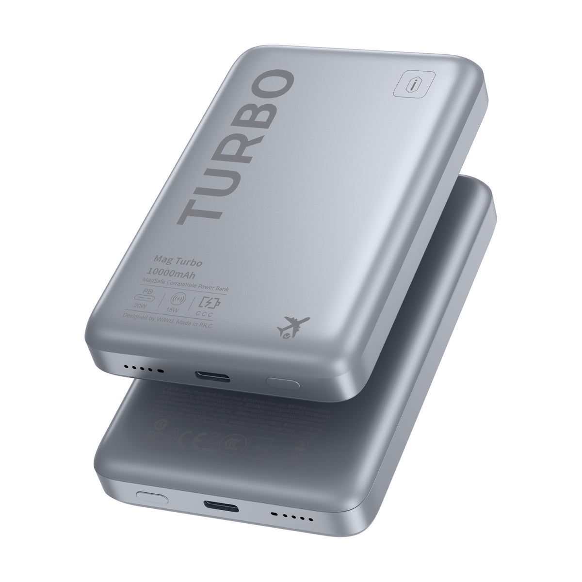 WiWU M12-U 10000mAh 22.5W Magnetic Wireless Power Bank