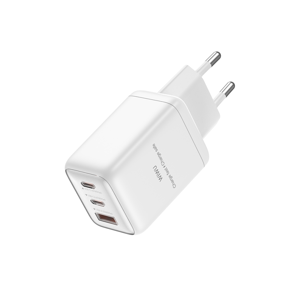 WiWU Cube 67W 2C+A GaN Fast Charger Wi-G026