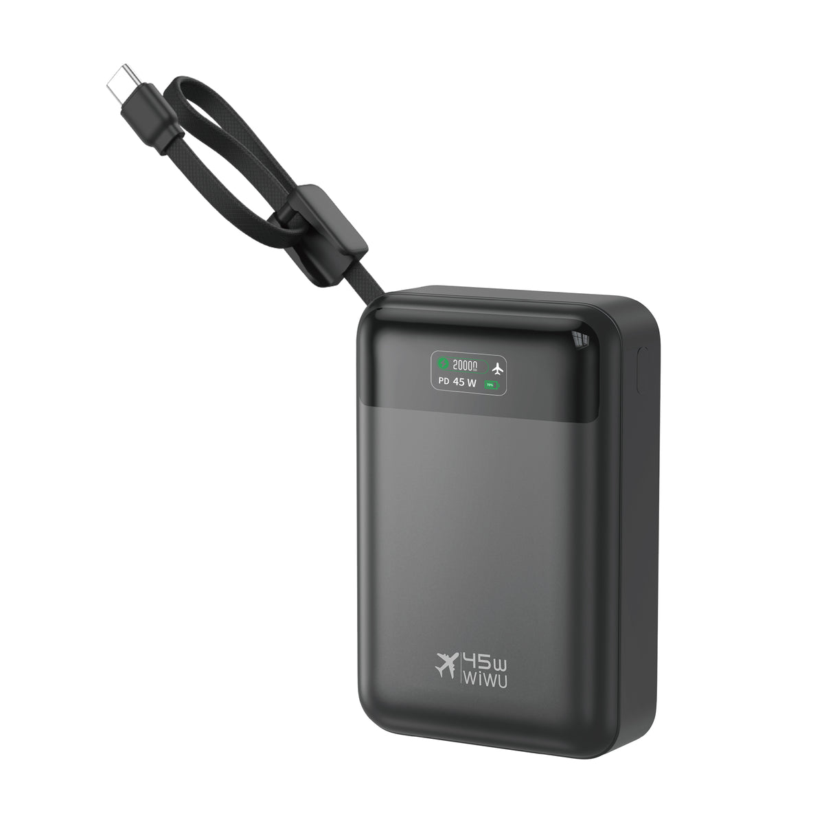 WiWU Wi-P002 20000mAh 45W Fast Charging Power Bank with LED Display