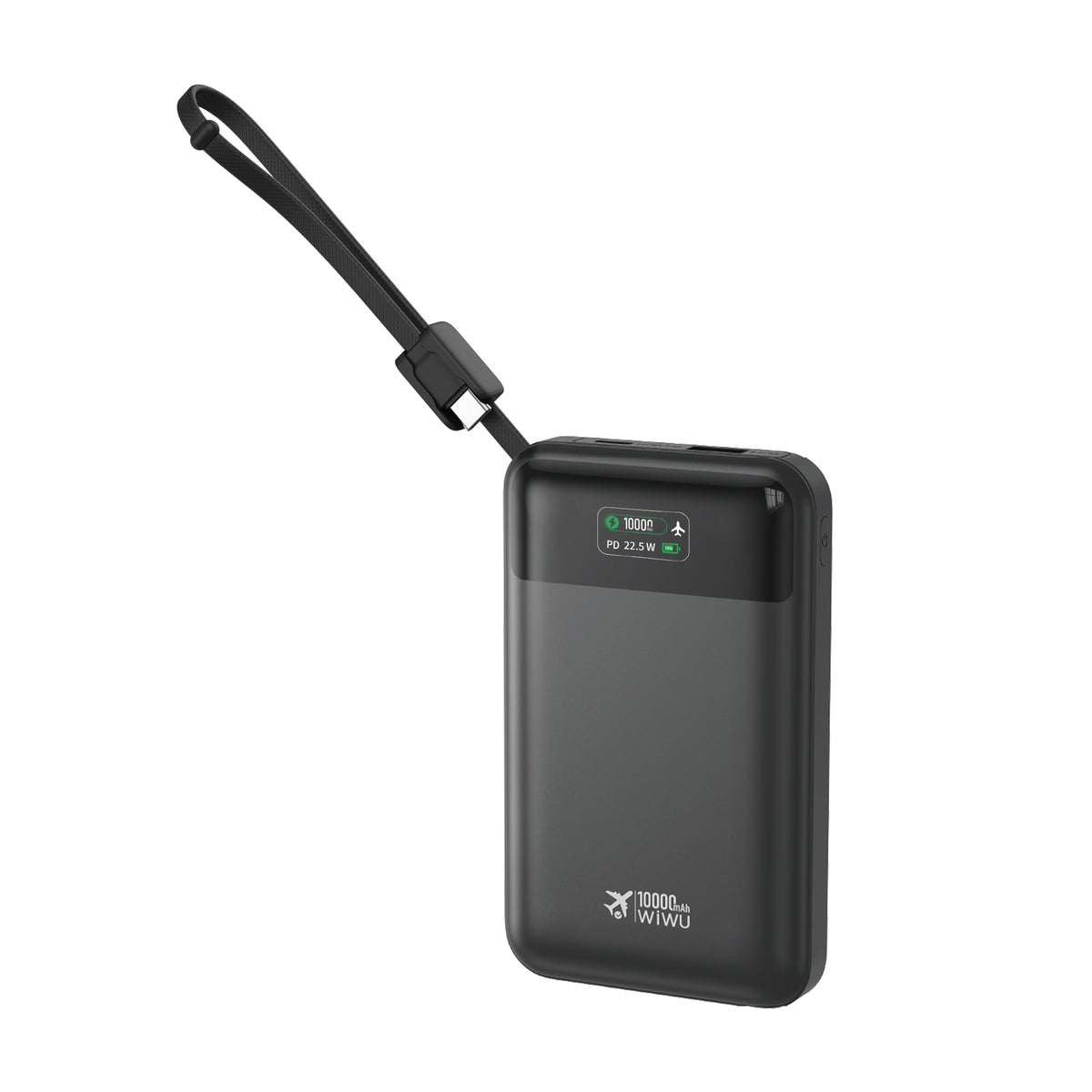 WiWU Wi-P001 10000mAh 22.5W Fast Charging Power Bank with LED Display