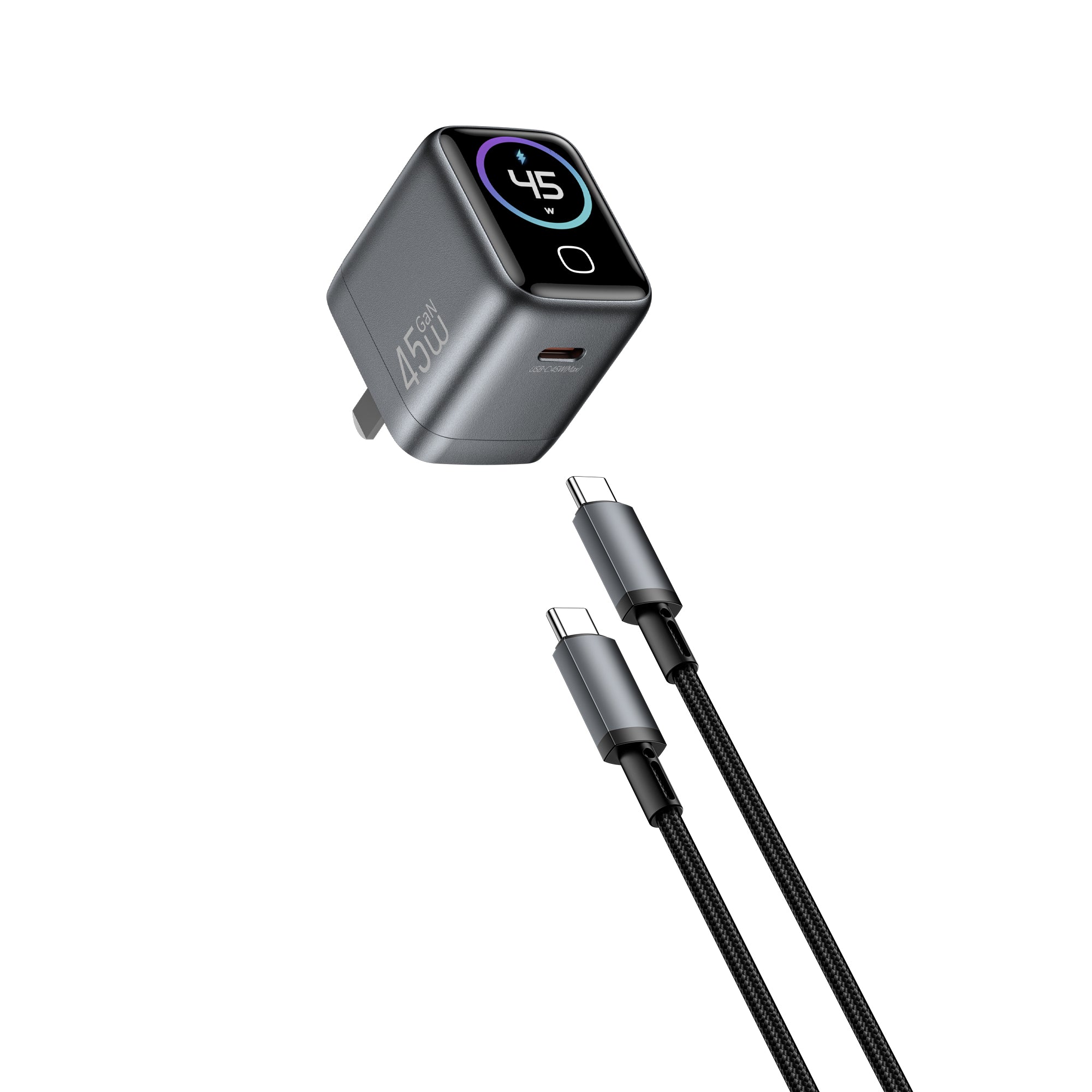 WiWU Voyager 45W PD/QC GaN Charger Combo CHG500
