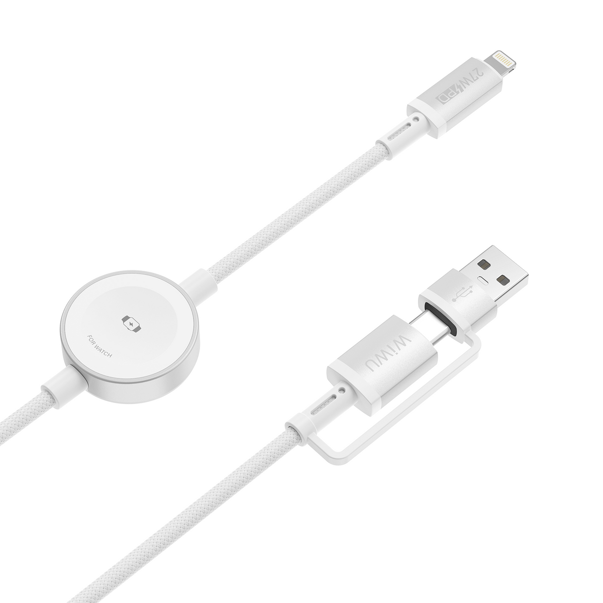 WiWU TitanLink 2-in-1 Apple Watch Charging Cable | Wi-C104 / Wi-C105