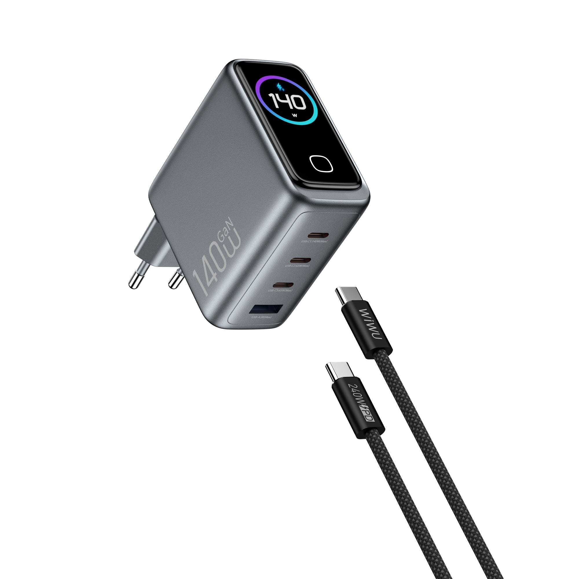 WiWU Voyager 140W PD/QC GaN Charger Combo CHG200