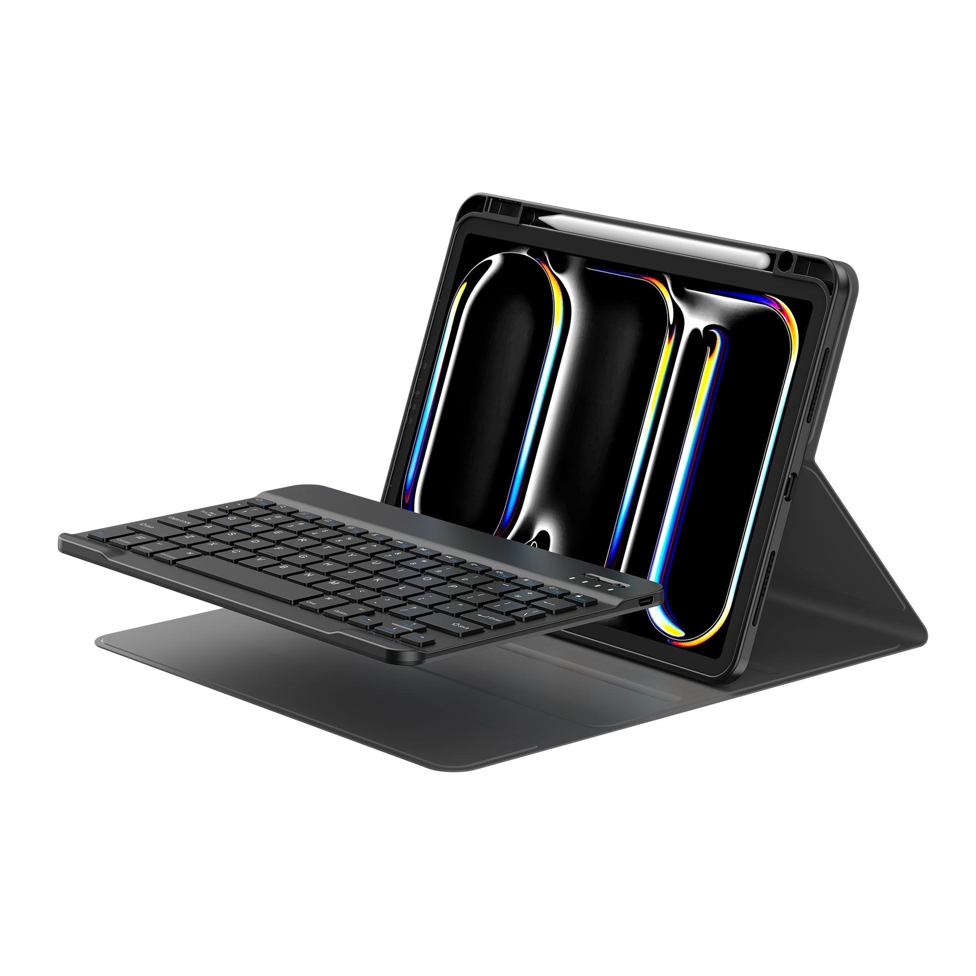 WiWU MK-006 3-in-1 iPad Keyboard Case with Stylus, Trackpad & Magnetic Cover