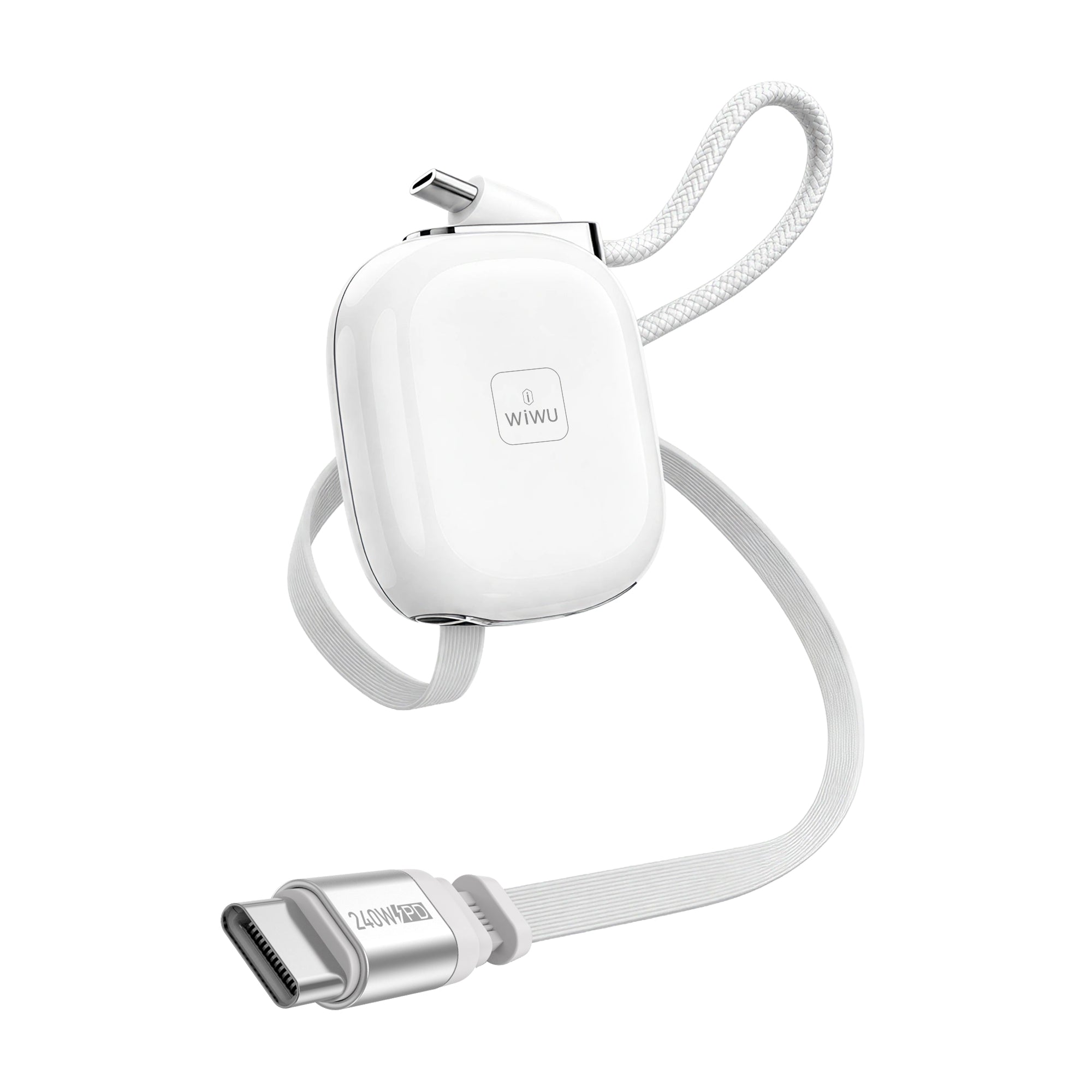 WiWU 240W Retractable USB-C to USB-C Cable Wi-C107