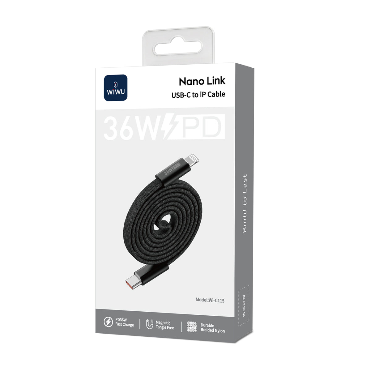WiWU Wi-C114/C115 240W Magnetic Braided Charging Cable