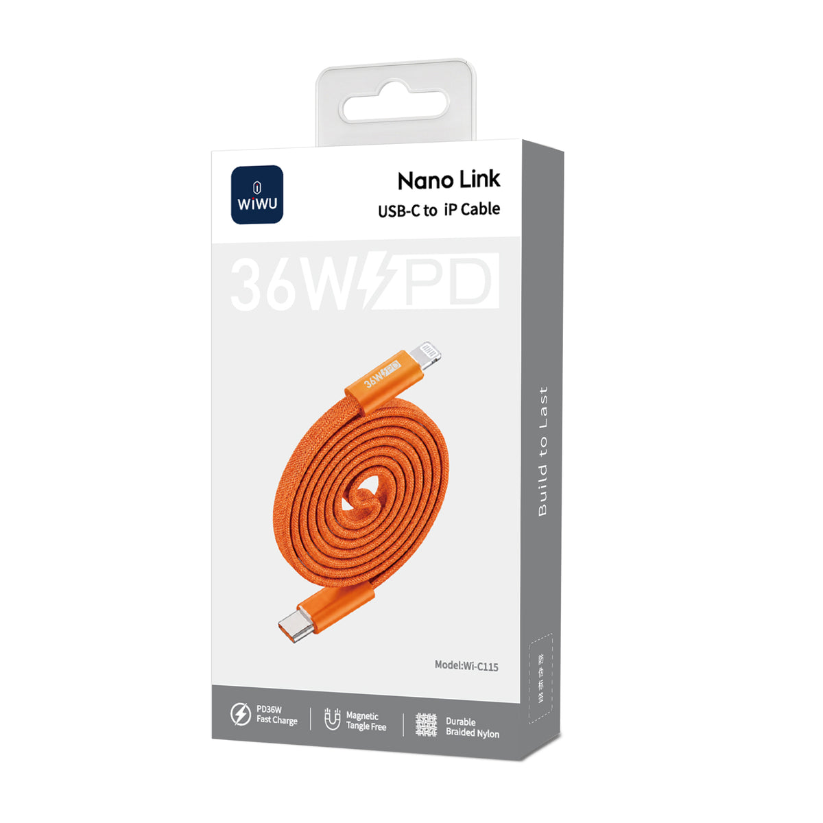 WiWU Wi-C114/C115 240W Magnetic Braided Charging Cable