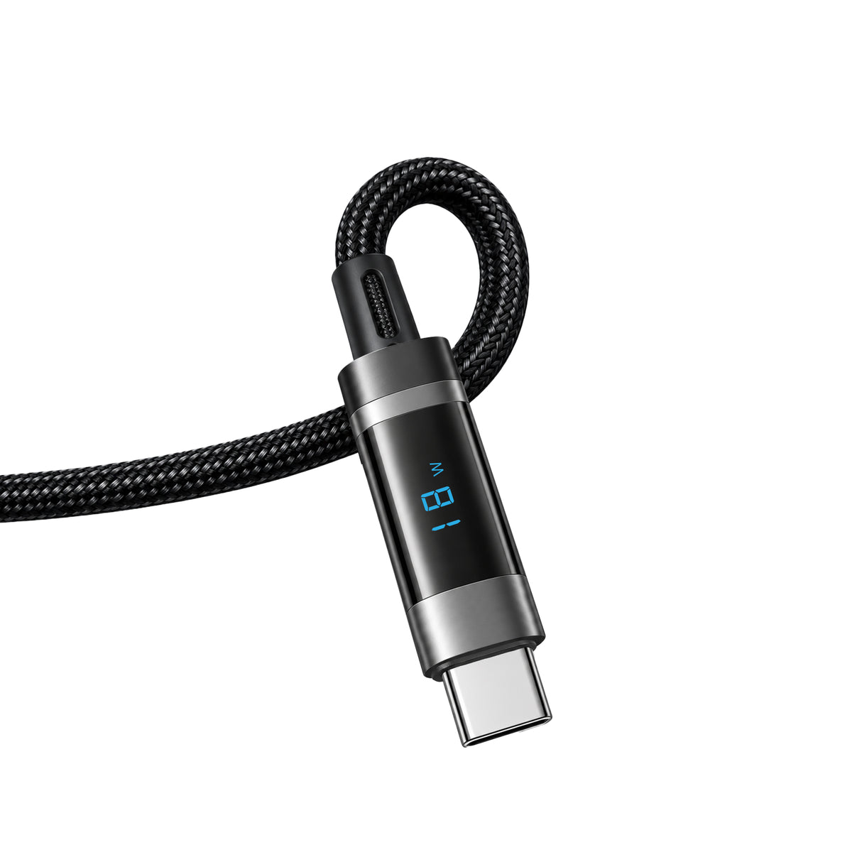 WiWU Wi-C121–C124 Digital Display 60W Braided Fast Charging Cable